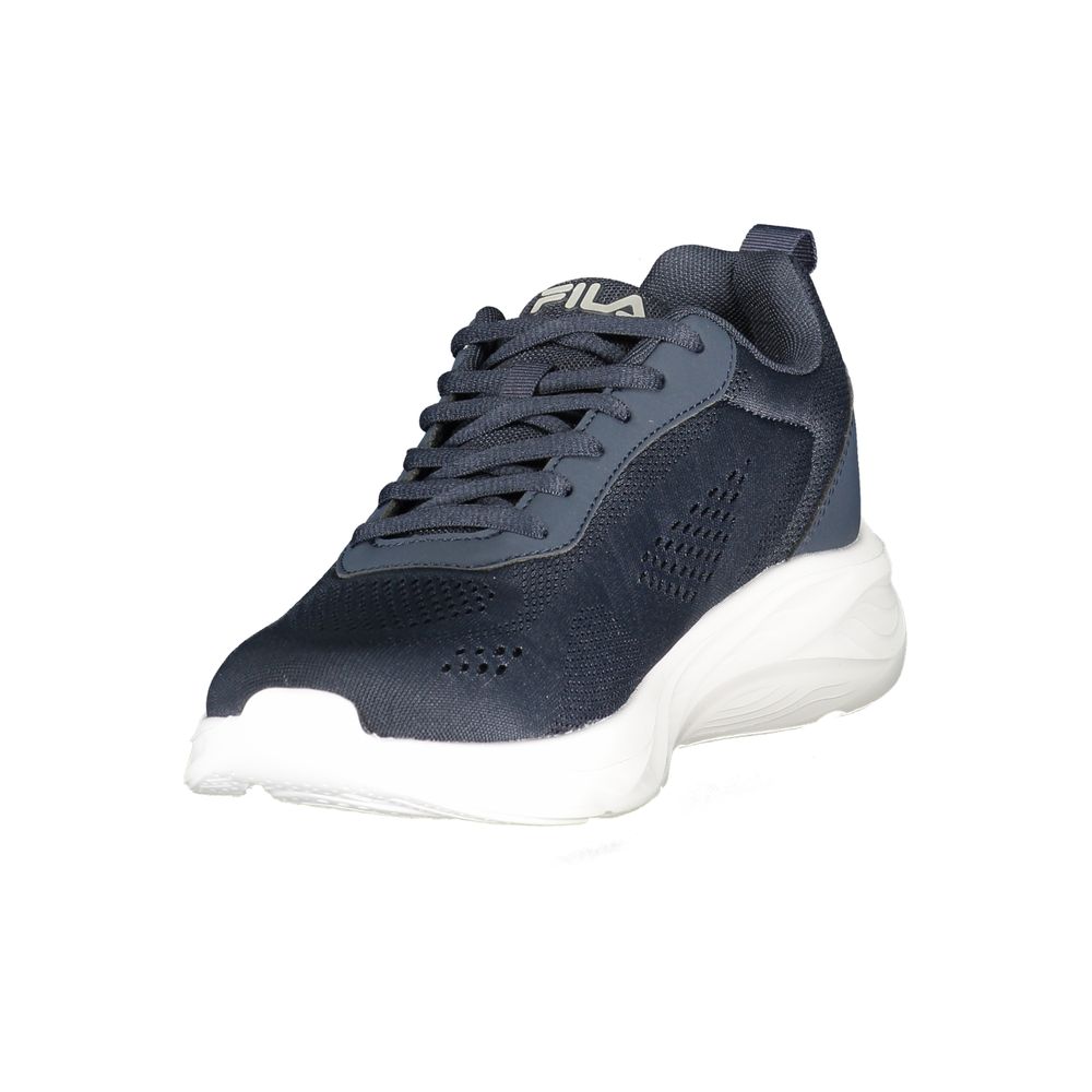 Fila Blue Polyester Athletic Sneakers: Performance with Style
