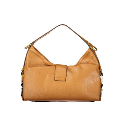 Guess Jeans Brown Polyethylene Handbag - Camden Bag