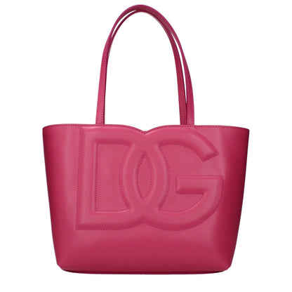 Dolce & Gabbana Fuchsia Leather Handbag