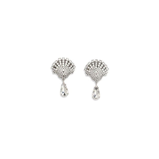 Elegant Crystal Drop Earrings by Alessandra Rich