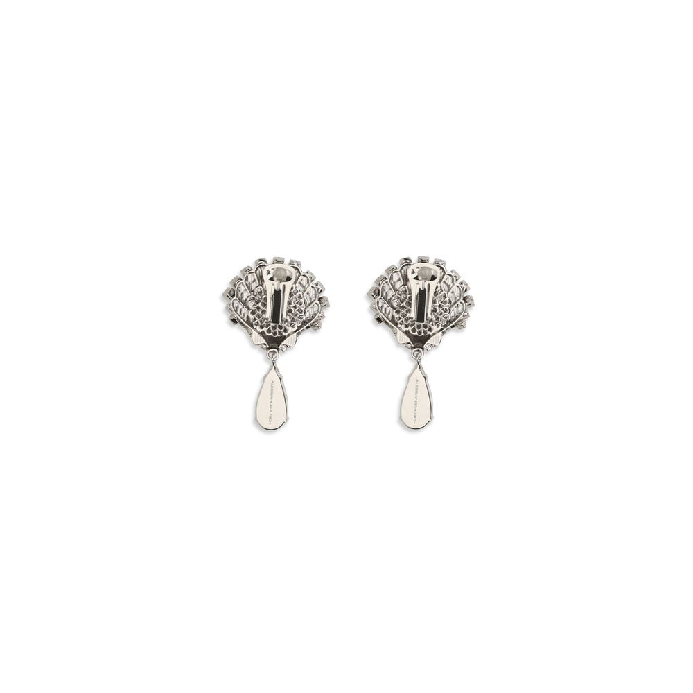Elegant Crystal Drop Earrings by Alessandra Rich