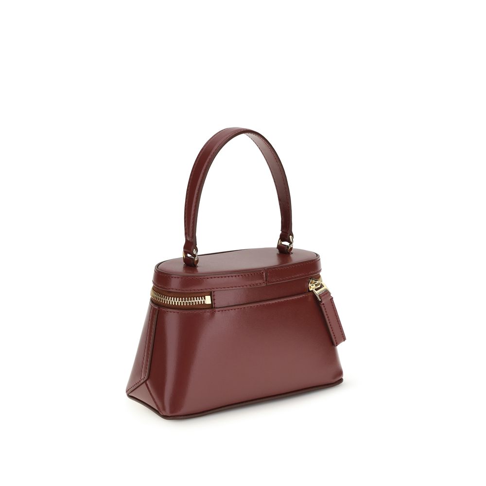Givenchy Burgundy Calf Leather Bos Taurus Antigona Vanity Handbag