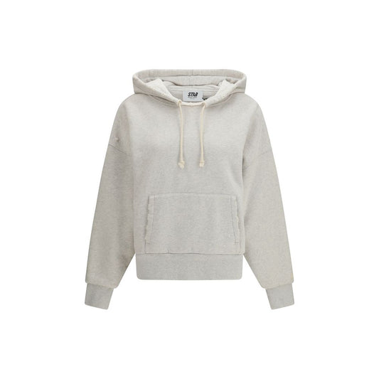Golden Goose Gray Cotton Sweatshirt - Oversized Unisex Hooded Style