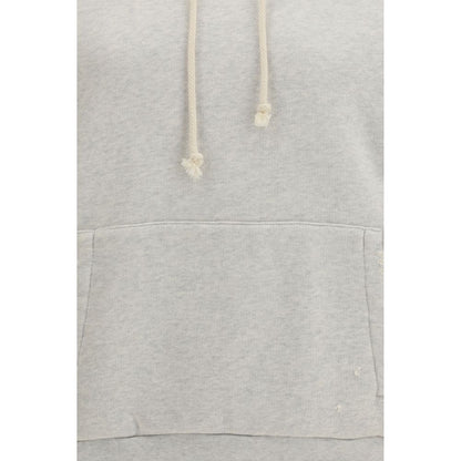 Golden Goose Gray Cotton Sweatshirt - Oversized Unisex Hooded Style