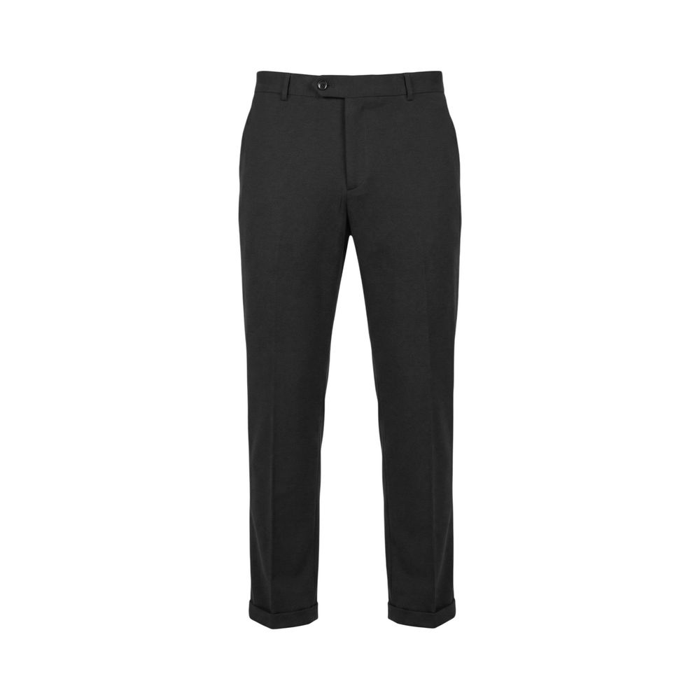 Mulish Black Cotton Two-Piece Suit ABS110 LEOPARDI