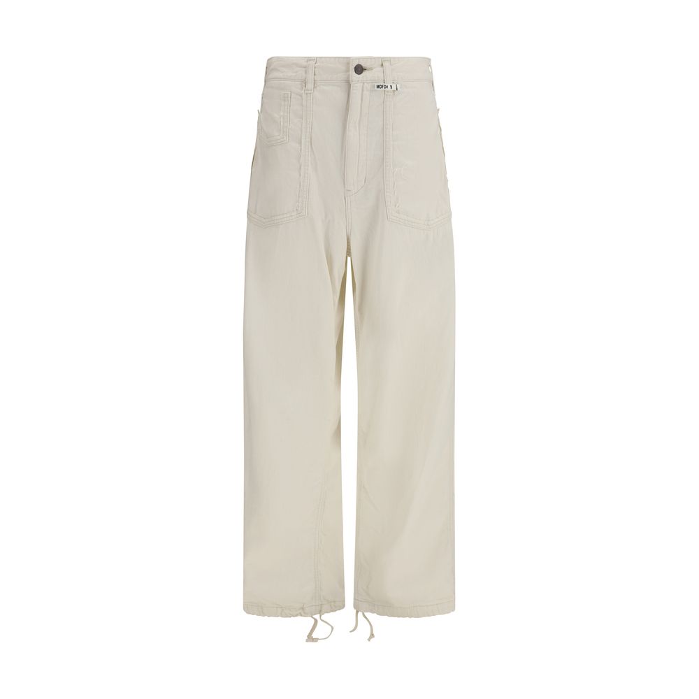 Maison Mihara Yasuhiro Cut-Out Pocket Denim Pants