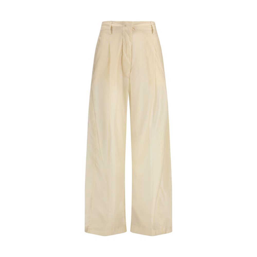 The Billie Pants by The Latest - Beige Cotton Casual Pants