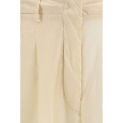 The Billie Pants by The Latest - Beige Cotton Casual Pants