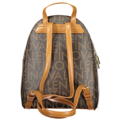 Mario Valentino Faux Leather Chic Green Backpack