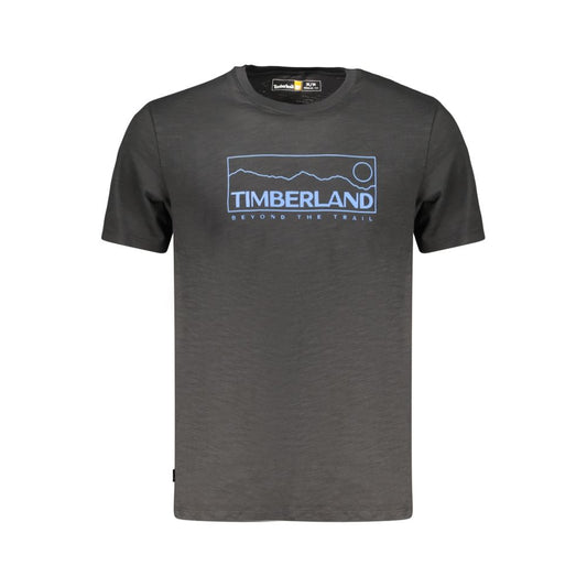Timberland Black Cotton Men's T-Shirt