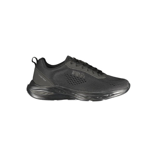 Fila Black Polyurethane Men's Sneaker: Retro Meets Modern