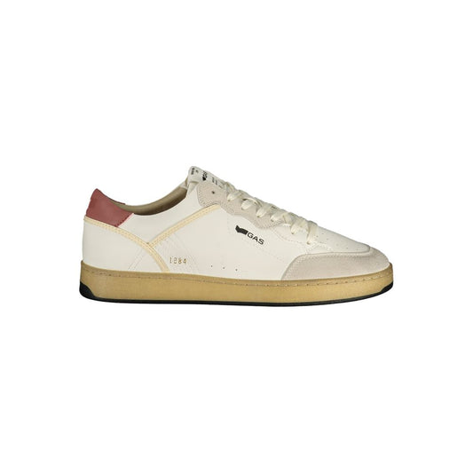 Gas Bianco Poliuretano Uomo Sneaker - White