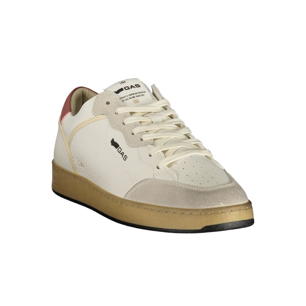 Gas Bianco Poliuretano Uomo Sneaker - White