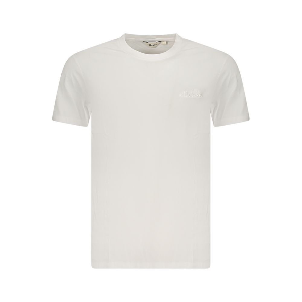 Ellesse Leonardo T-Shirt Bianco 100% Cotone Men’s Clothing