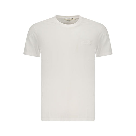 Ellesse Leonardo T-Shirt Bianco 100% Cotone Men’s Clothing