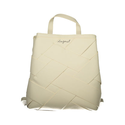 Desigual White Polyurethane Women Backpack