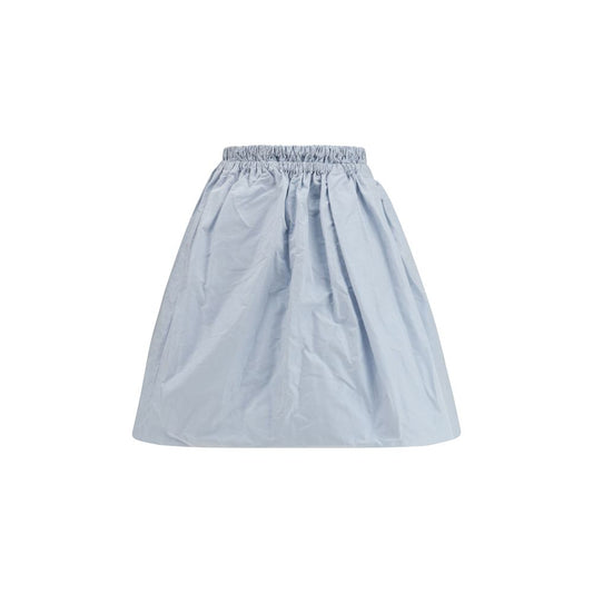 Prada Light Blue Technical Taffeta Silk Skirt