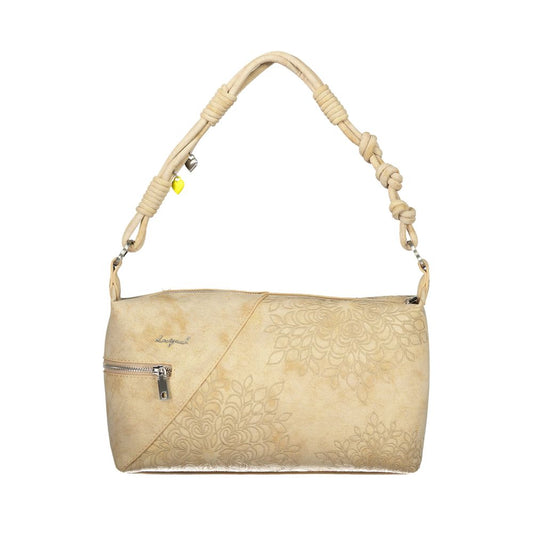 Desigual Beige Polyurethane Women's Shoulder Bag - Sierra Sand Huntington