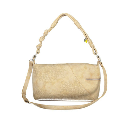 Desigual Beige Polyurethane Women's Shoulder Bag - Sierra Sand Huntington