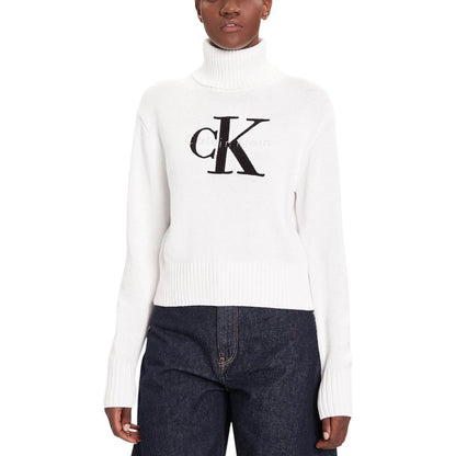 Calvin Klein Jeans Chenille Monologo SW LV047D354G Women's Sweater