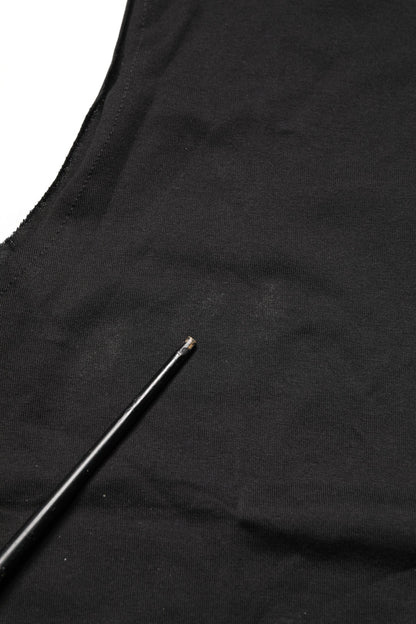 Dolce & Gabbana Black Crew Neck Sleeveless Tank Top T-shirt