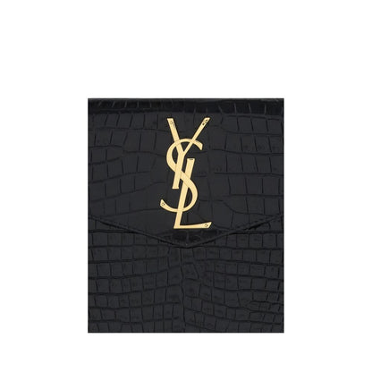 Saint Laurent Calfskin Uptown Pouch Bag