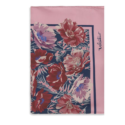 Valentino Garavani Floral Silk Poppies Scarf