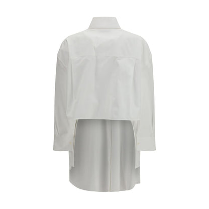 Givenchy Backless White Cotton Shirt