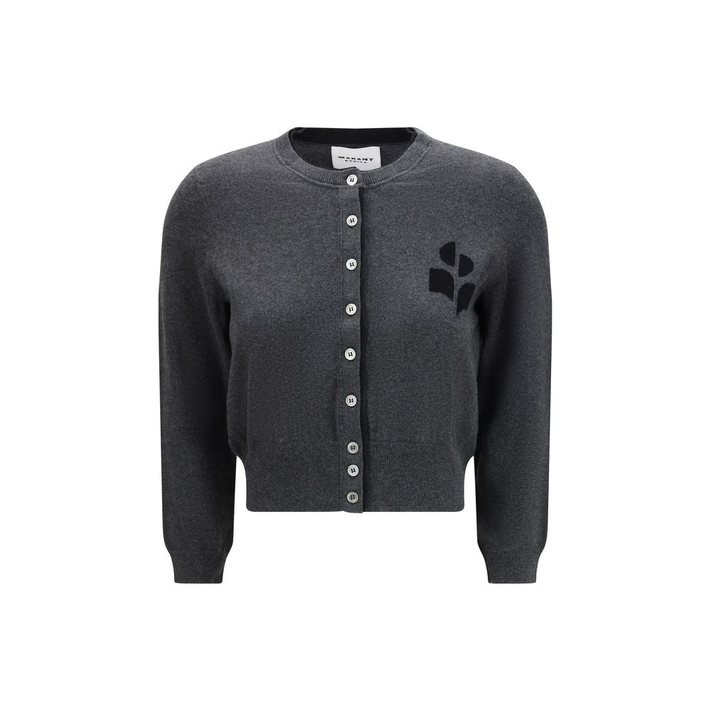 Marant Étoile Gray Cotton Lona Cardigan