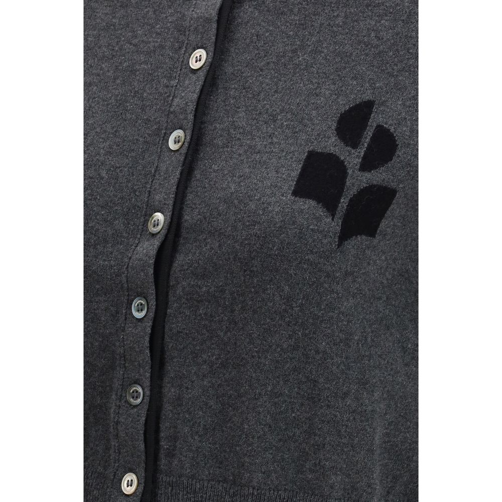 Marant Étoile Gray Cotton Lona Cardigan