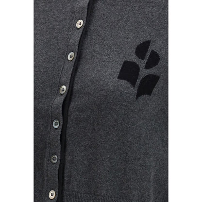 Marant Étoile Gray Cotton Lona Cardigan