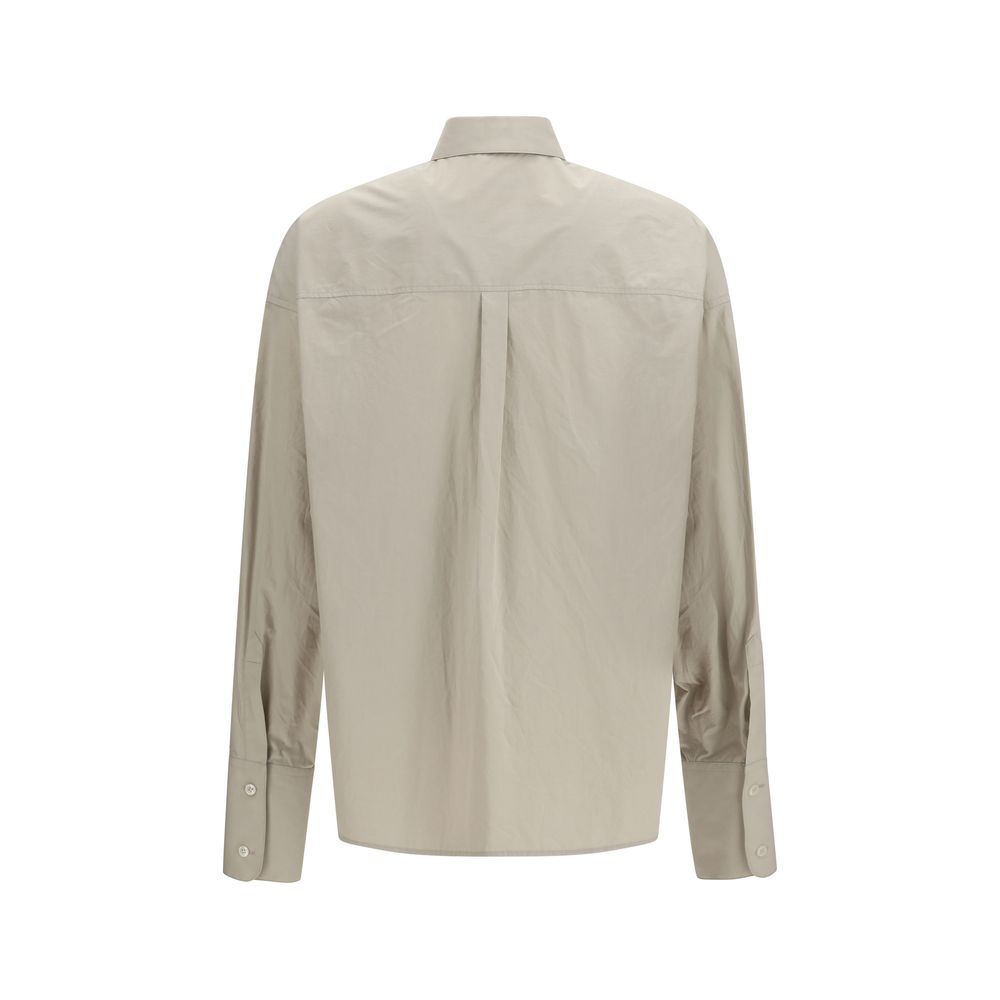 Dolce & Gabbana Beige Cotton Dress Shirt - Effortless Elegance Meets Contemporary Style