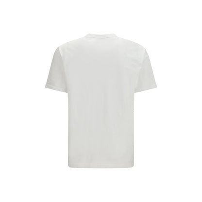 Dolce & Gabbana White Cotton T-Shirt with Patch