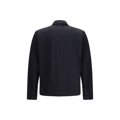 Herno Black Nylon Coat - Recycled Nylon Shacket for Contemporary Style