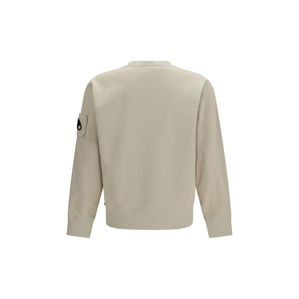 Moose Knuckles Hartsfield Crewneck Sweatshirt in Beige