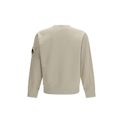 Moose Knuckles Hartsfield Crewneck Sweatshirt in Beige