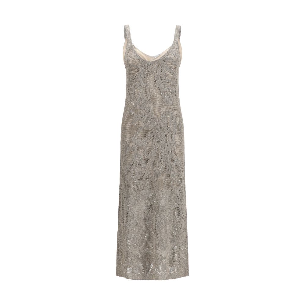 Brunello Cucinelli Dazzling Water Lillies Dress