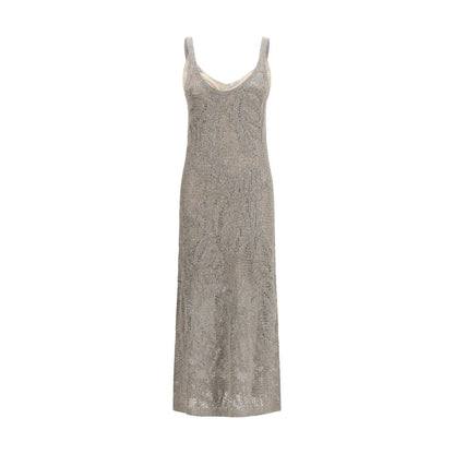 Brunello Cucinelli Dazzling Water Lillies Dress