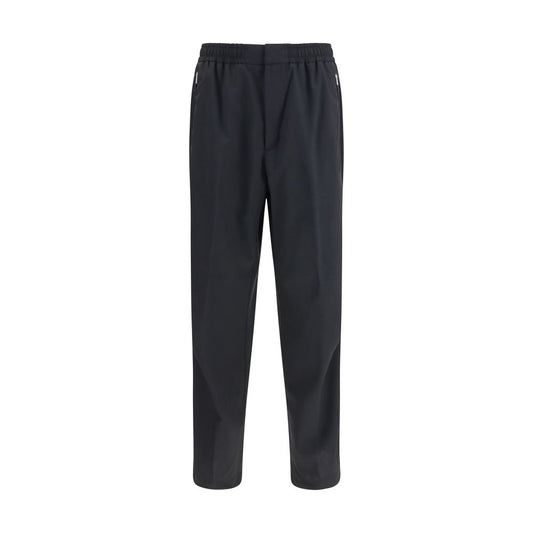 Herno Laminar Black Polyester Casual Pants