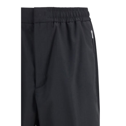 Herno Laminar Black Polyester Casual Pants