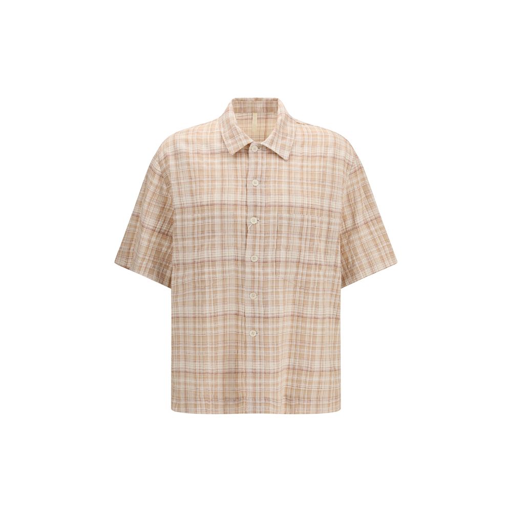 Sunflower Orange Cotton Pattern Shirt by Adam