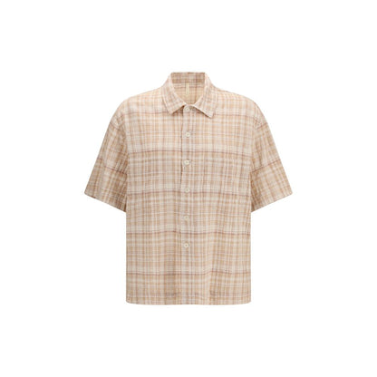 Sunflower Orange Cotton Pattern Shirt by Adam