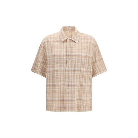 Sunflower Orange Cotton Pattern Shirt by Adam