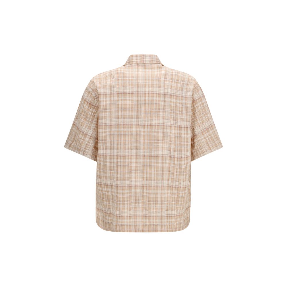 Sunflower Orange Cotton Pattern Shirt by Adam