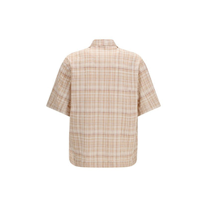 Sunflower Orange Cotton Pattern Shirt by Adam