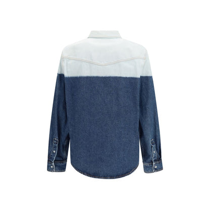 Marni Blue Denim Shirt - Dip-Dye Design