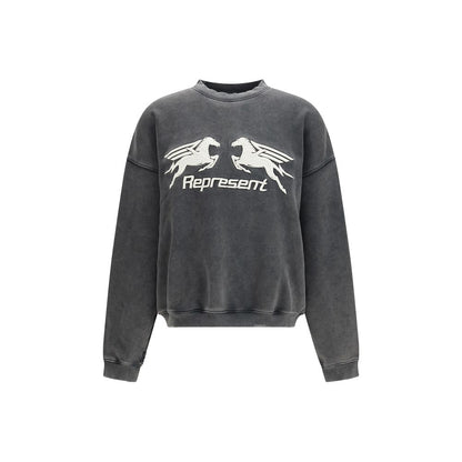 Represent Pegasus Sweatshirt in Gray Cotton