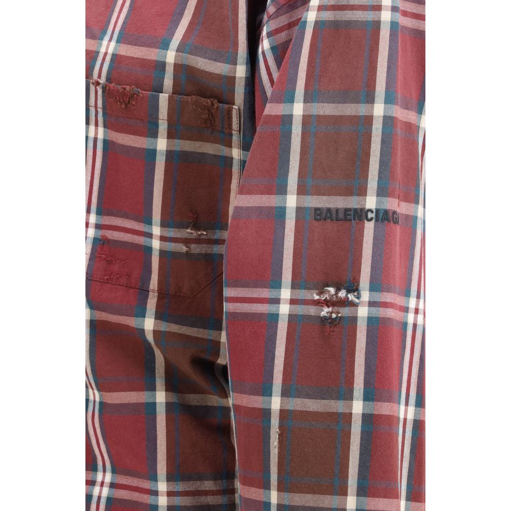 Balenciaga Zip Check Shirt