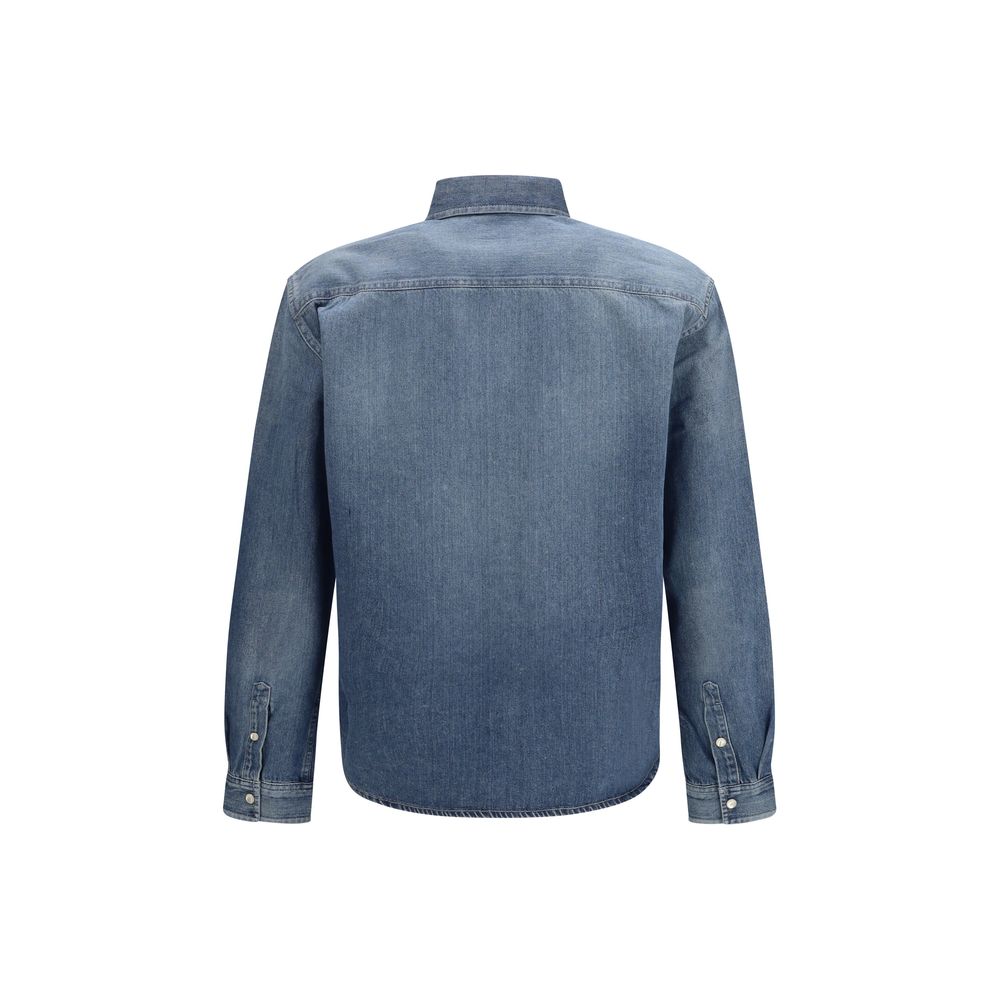 Saint Laurent Blue Denim Shirt: Effortless Minimalism Meets Contemporary Edge