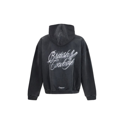 Represent Gray Cotton Sweatshirt - The British Cowboys Hoodie
